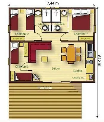 Les Chalets Du Brusquand Marquay Exterior photo